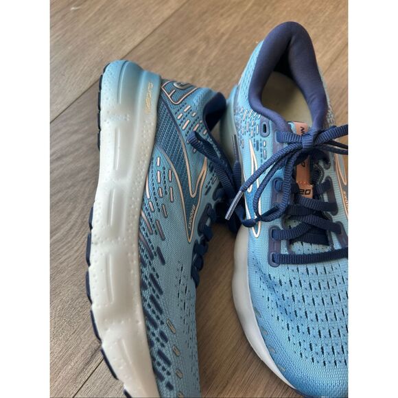 Brooks Glycerin 20 Blue Athletic Running Shoes Women's Size 7.5 B - Picture 2 of 7